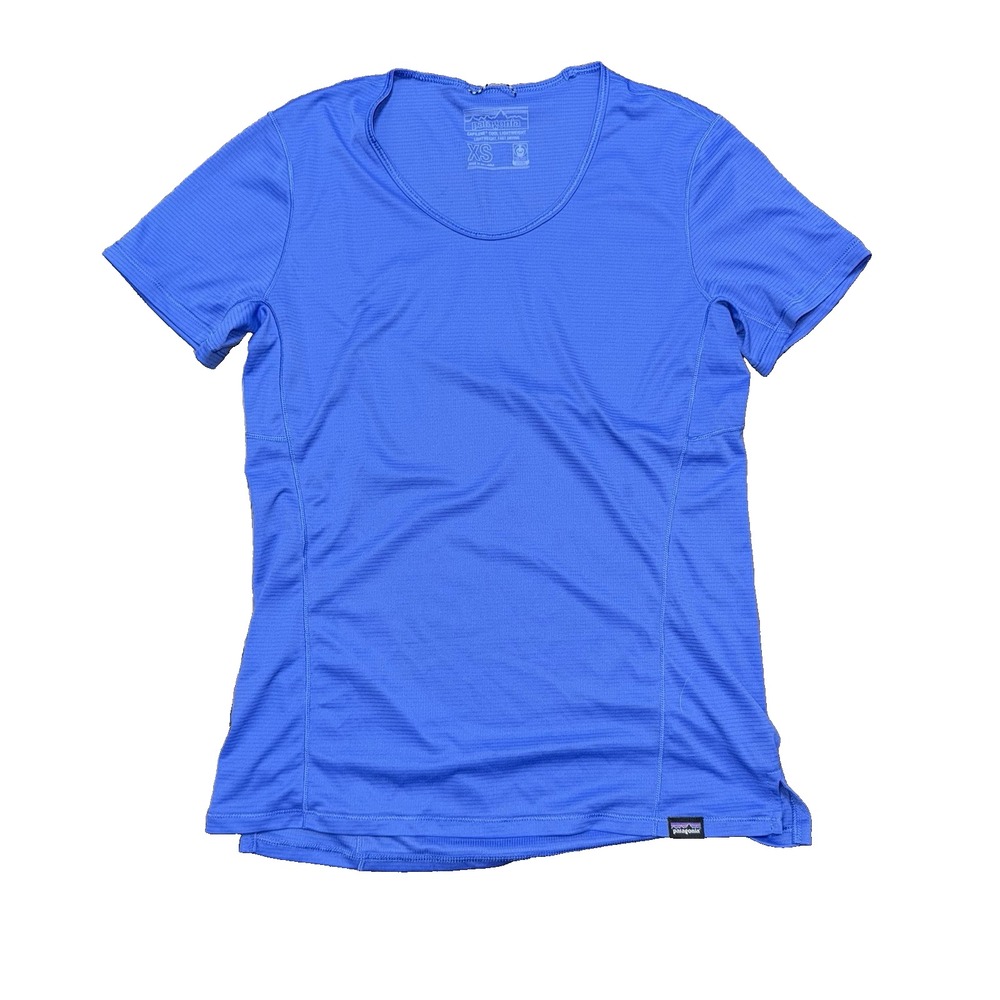 Patagonia Royal Blue Capilene Cool Lightweight T Shirt Top Women's Size XS